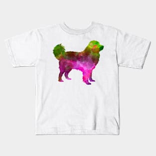 Tatra Shepherd Dog in watercolor Kids T-Shirt